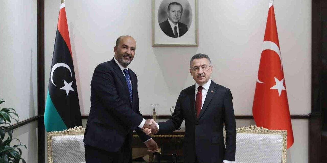 Cumhurbaşkanı Yardımcısı Oktay, Libya heyetini kabul etti