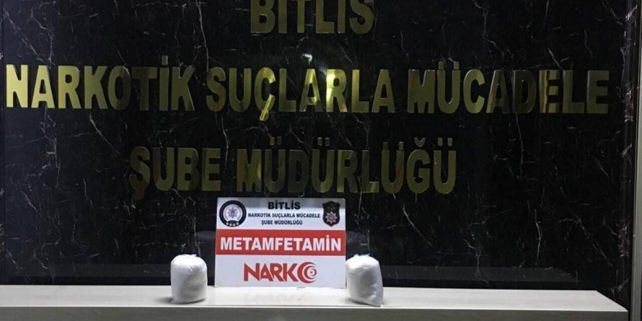 Bitlis’te 5 kilo metanfetamin ele geçirildi
