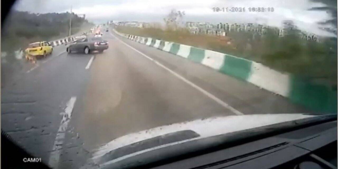 Bursa’da akıl almaz kaza