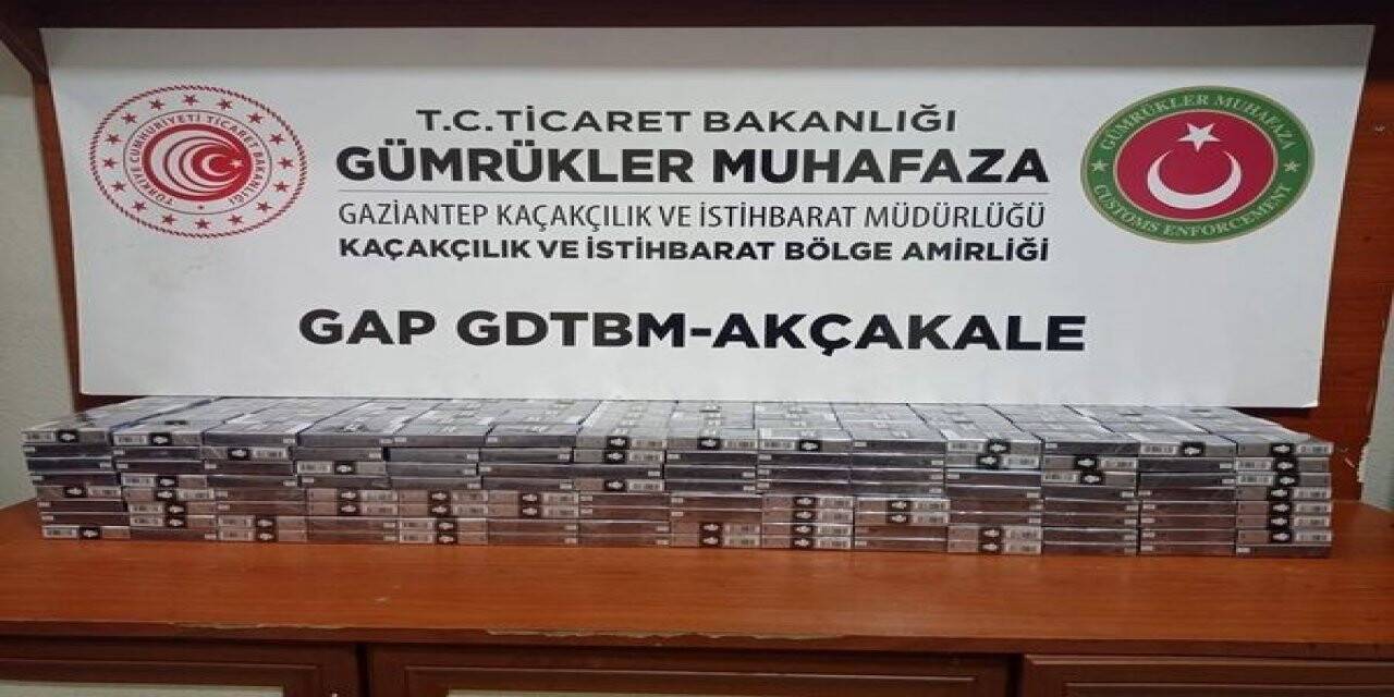 Gümrükte bin 700 paket kaçak sigara ele geçirildi