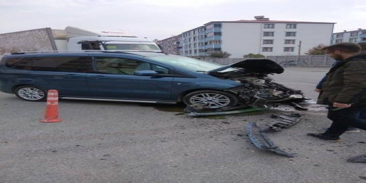 Iğdır’da maddi hasarlı kaza