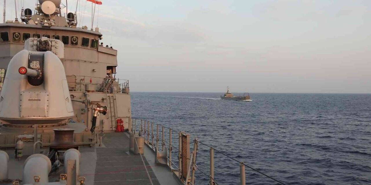 MSB:" TCG FATİH fırkateynimiz, Lübnan Donanmasına ait LNS SOUR ile Doğu Akdeniz’de müşterek eğitimler icra etti"