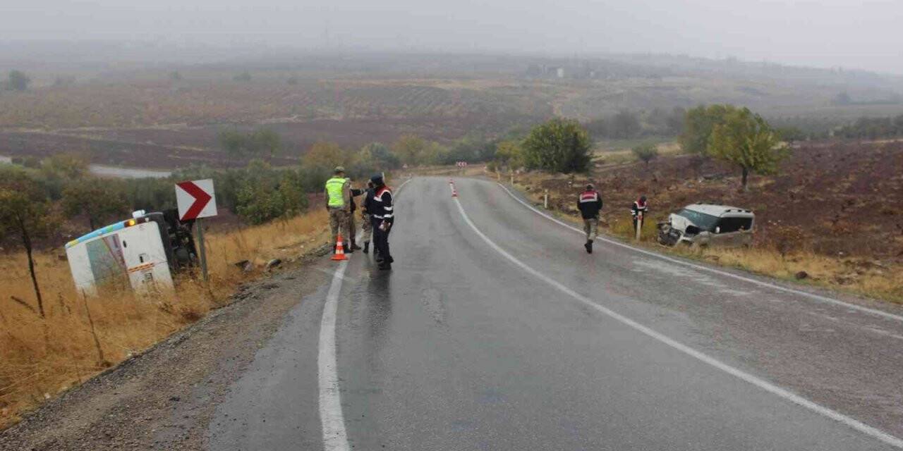 Kilis’te trafik kazası: 3 yaralı