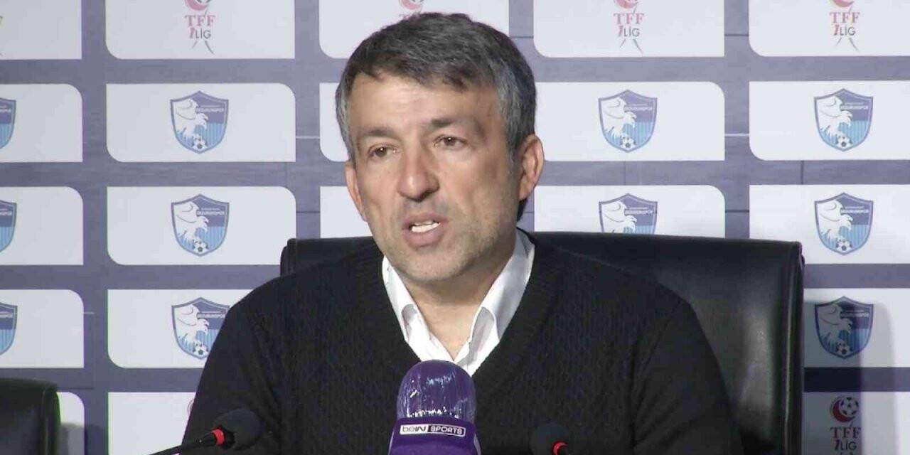 BB Erzurumspor - Boluspor maçının ardından