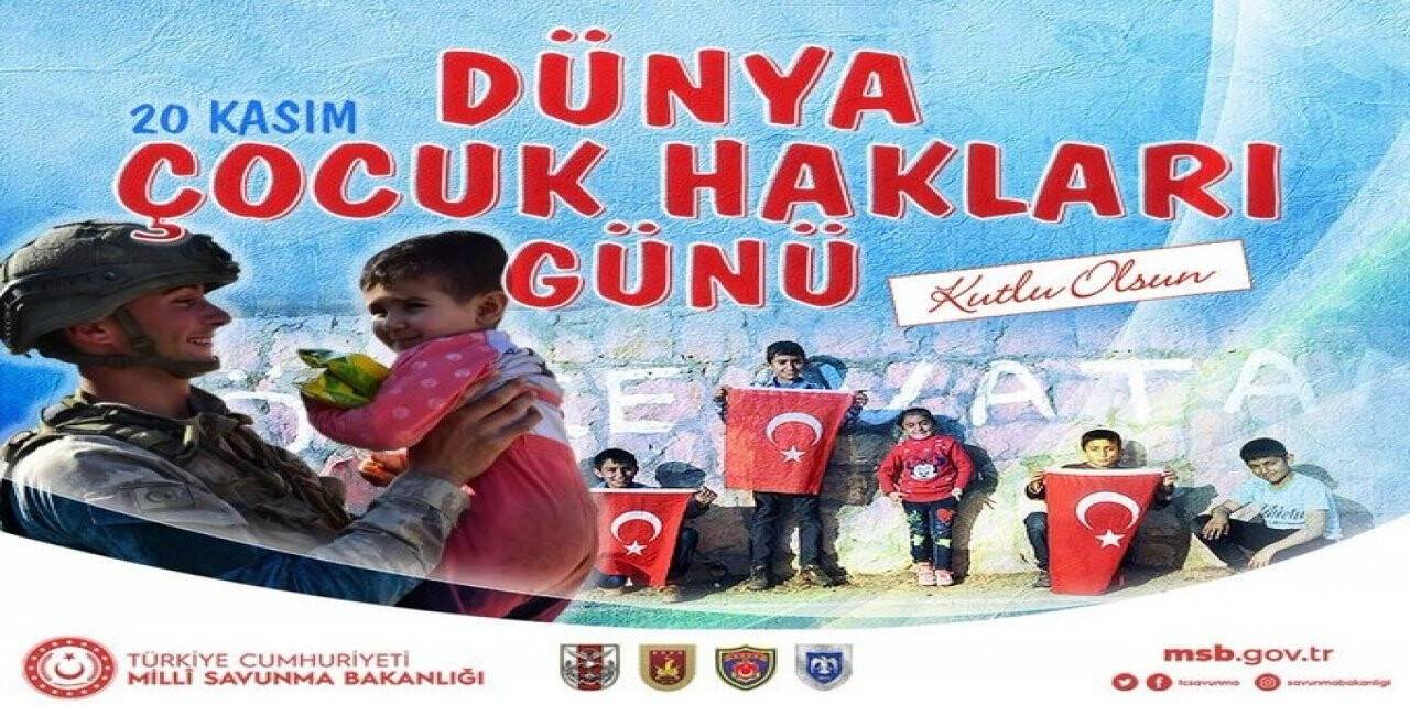 MSB’den "Dünya Çocuk Hakları Günü" paylaşımı
