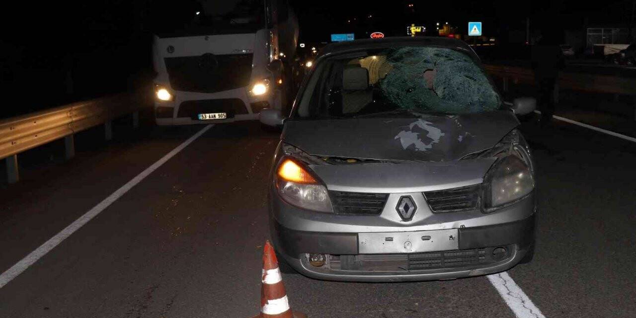Karşıdan karşıya geçmek isterken canından oldu