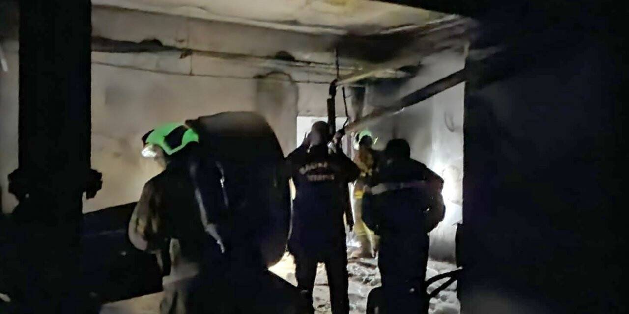 Adliye binasında yangın paniği