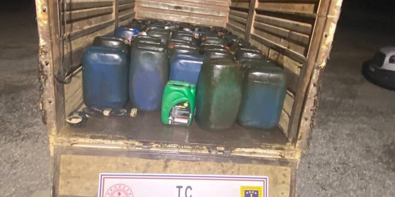 Van’da 2 bin 800 litre kaçak motorin ele geçirildi