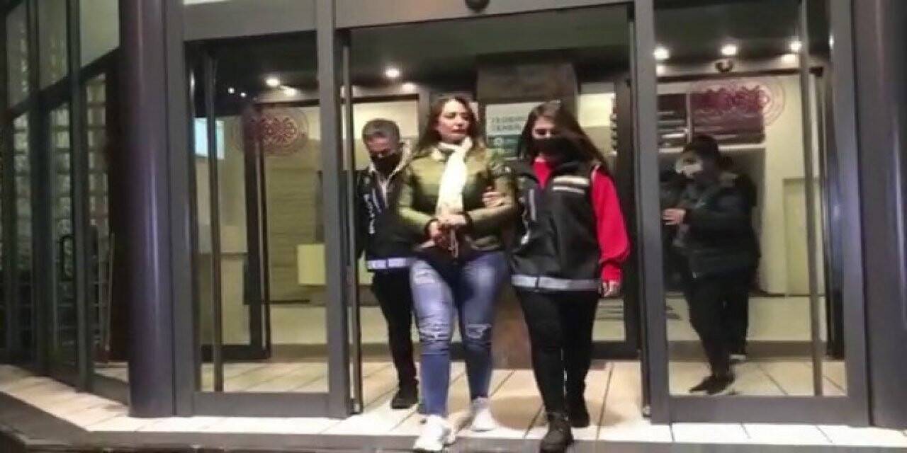 ’Hanımağa’ lakaplı Güniz Akkuş ve bir adamı yakalandı