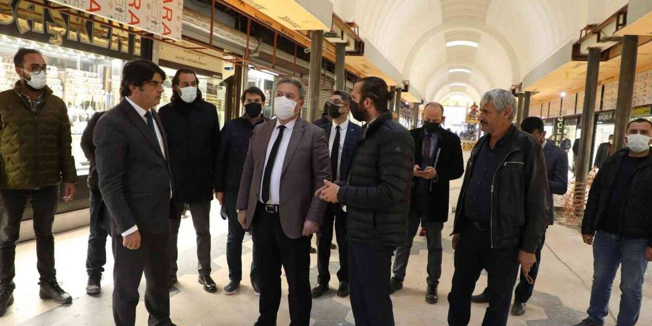 Kazancılar Çarşısı’nın yeni yüzüne çok az kaldı