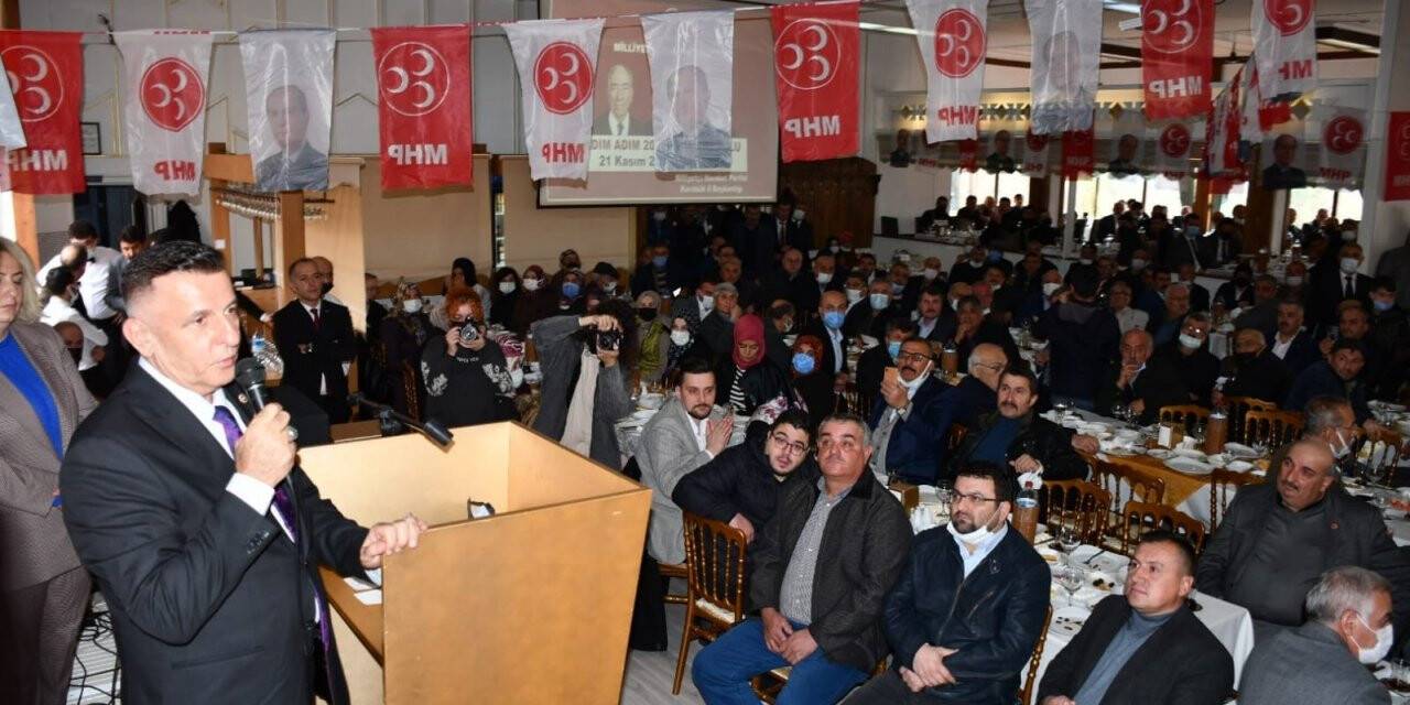 MHP milletvekilleri Karabük’te teşkilat ve STK’larla bir araya geldi