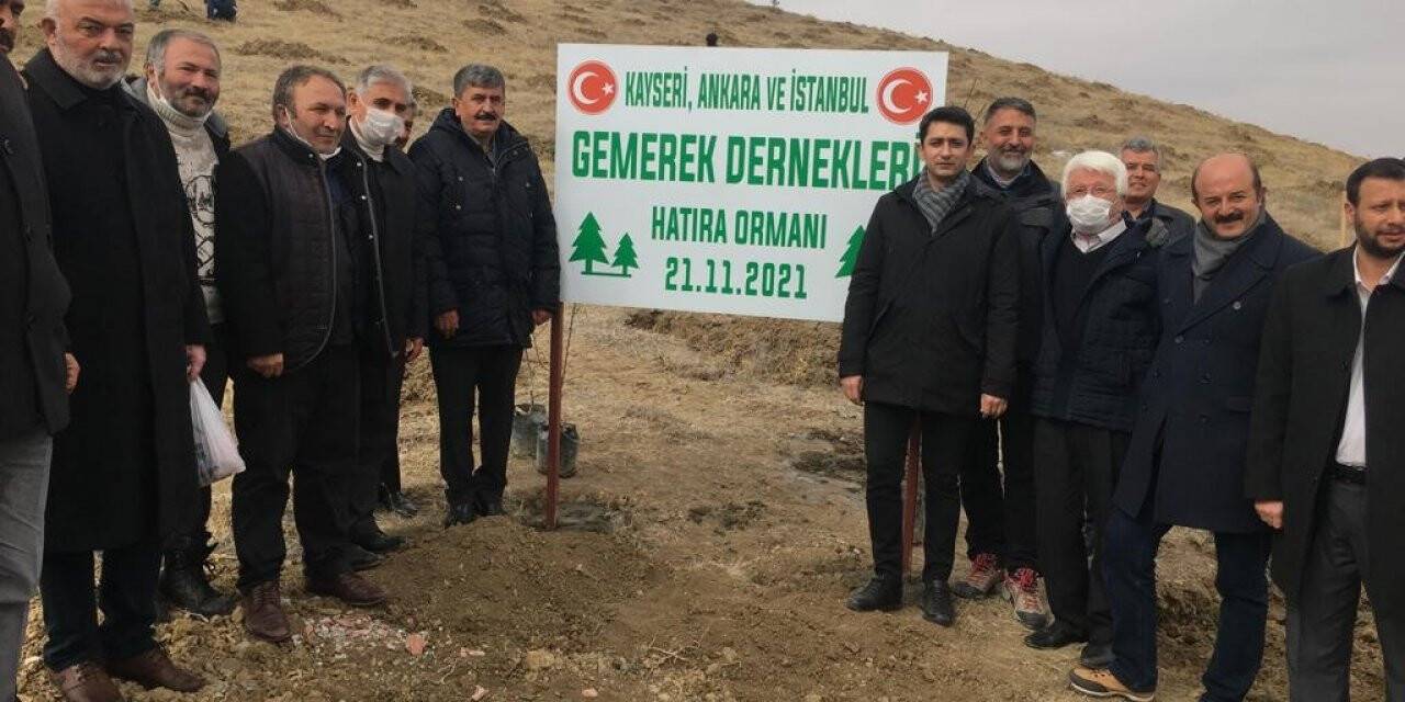 Gemereklilerden doğaya 2 bin fidan