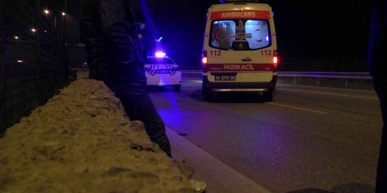 Kartal’da feci kaza beton bariyerlere vurup 200 metre takla atarak sürüklendi: 1 yaralı