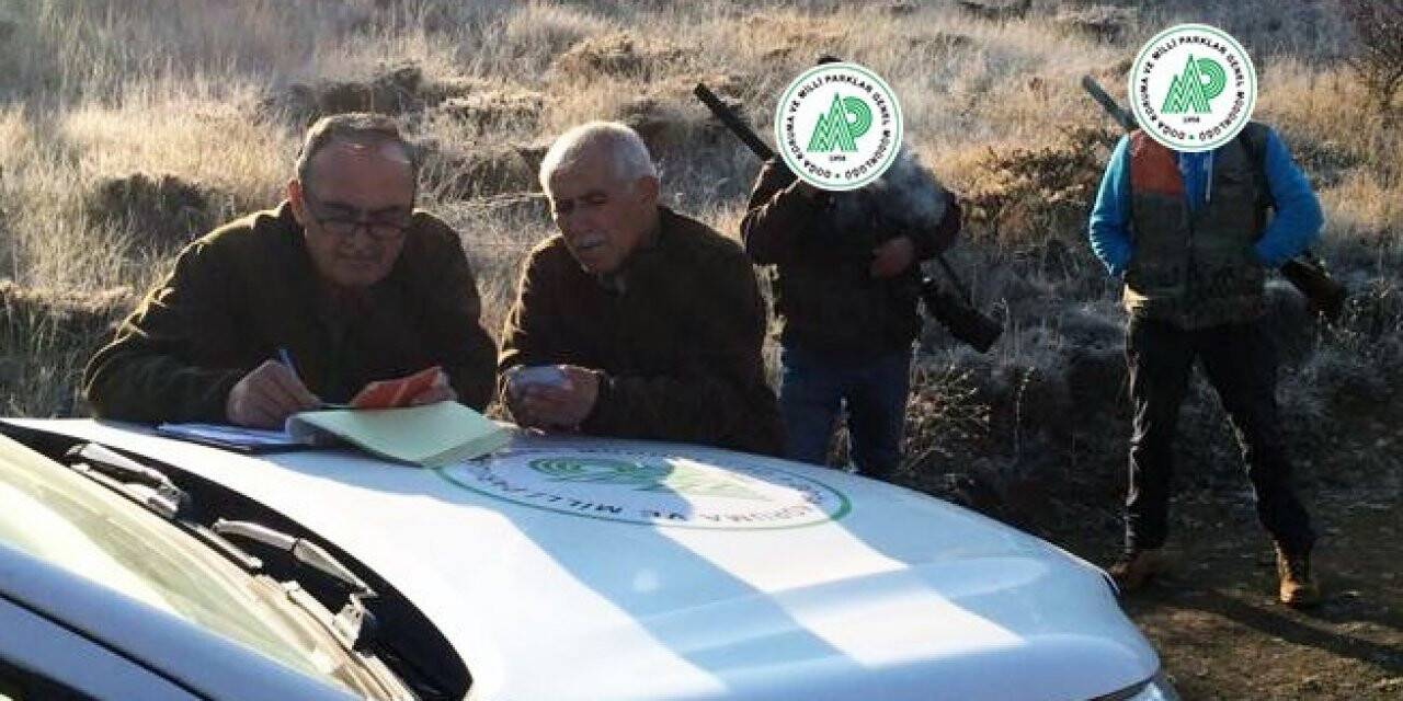 Yasadışı avlanan 4 avcıya ceza