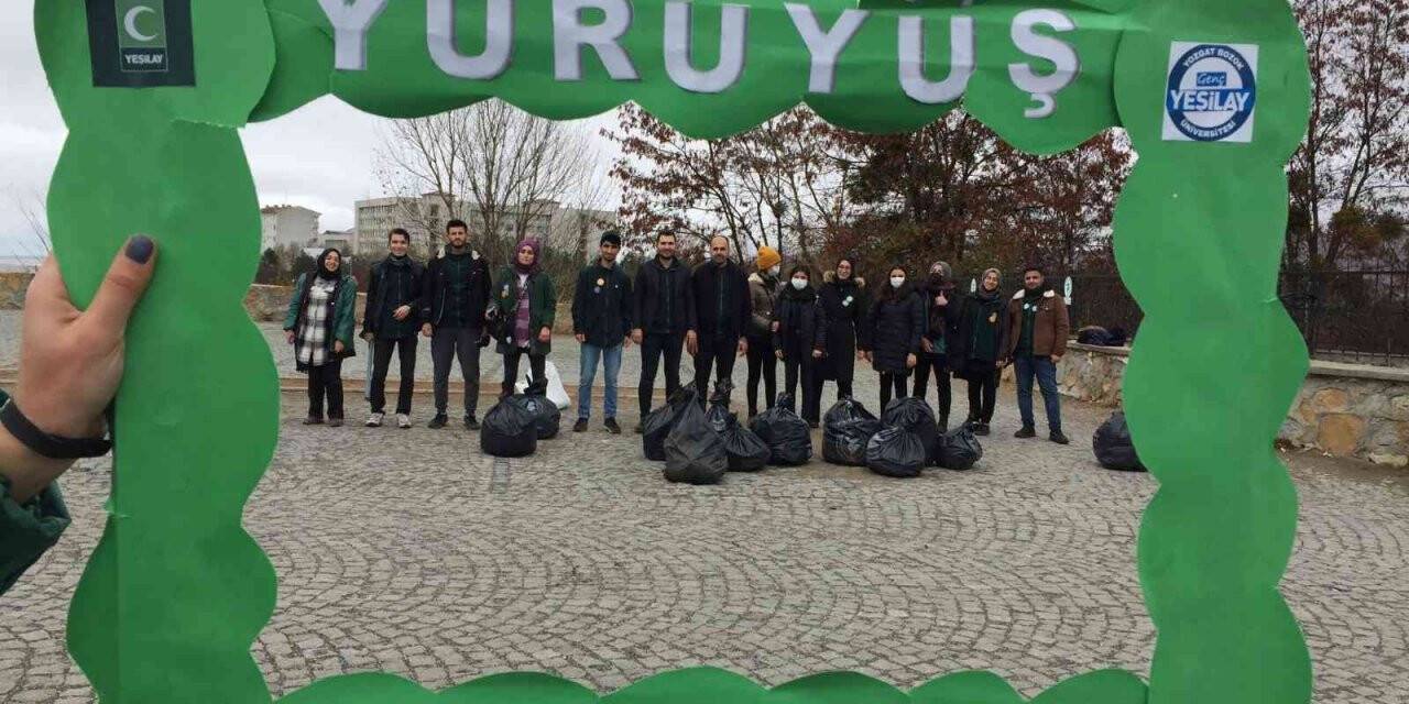 Yeşilay’dan çöp toplama etkinliği