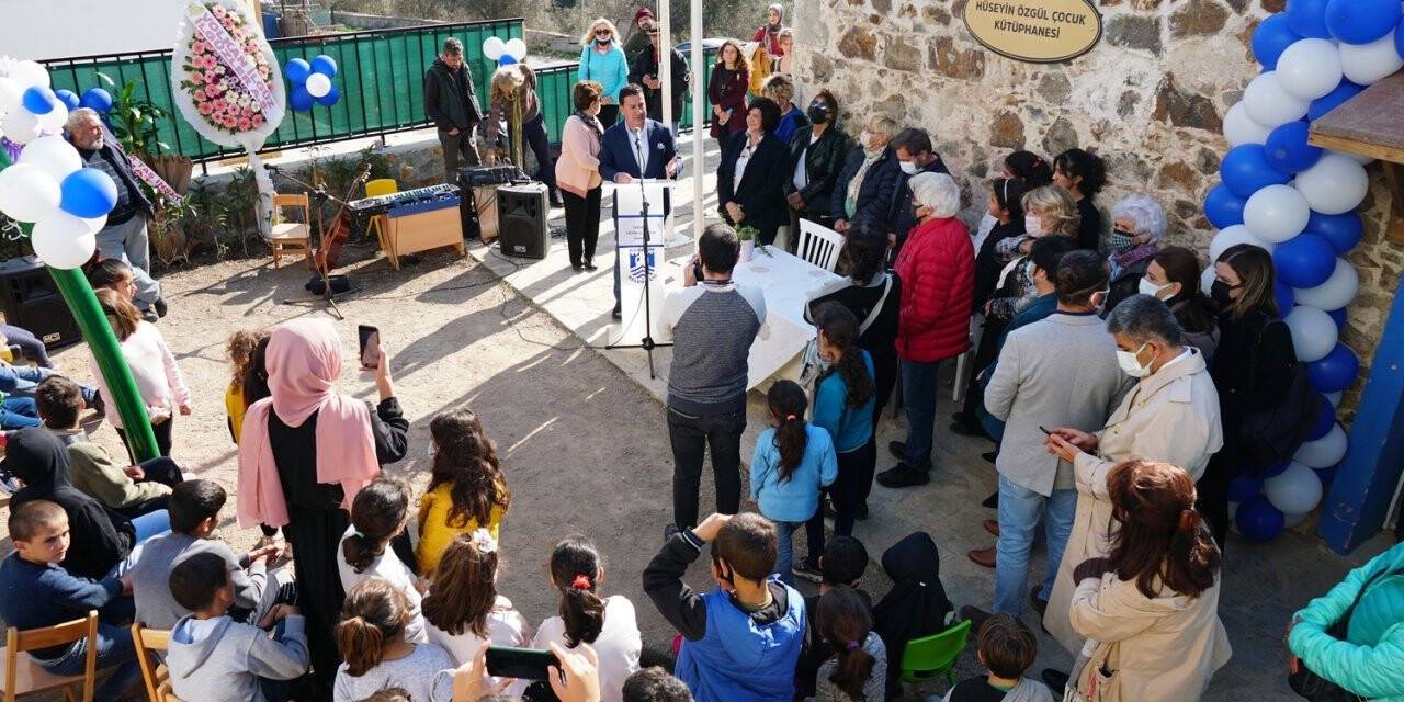 Bodrum’da çocuk kütüphanesi açıldı