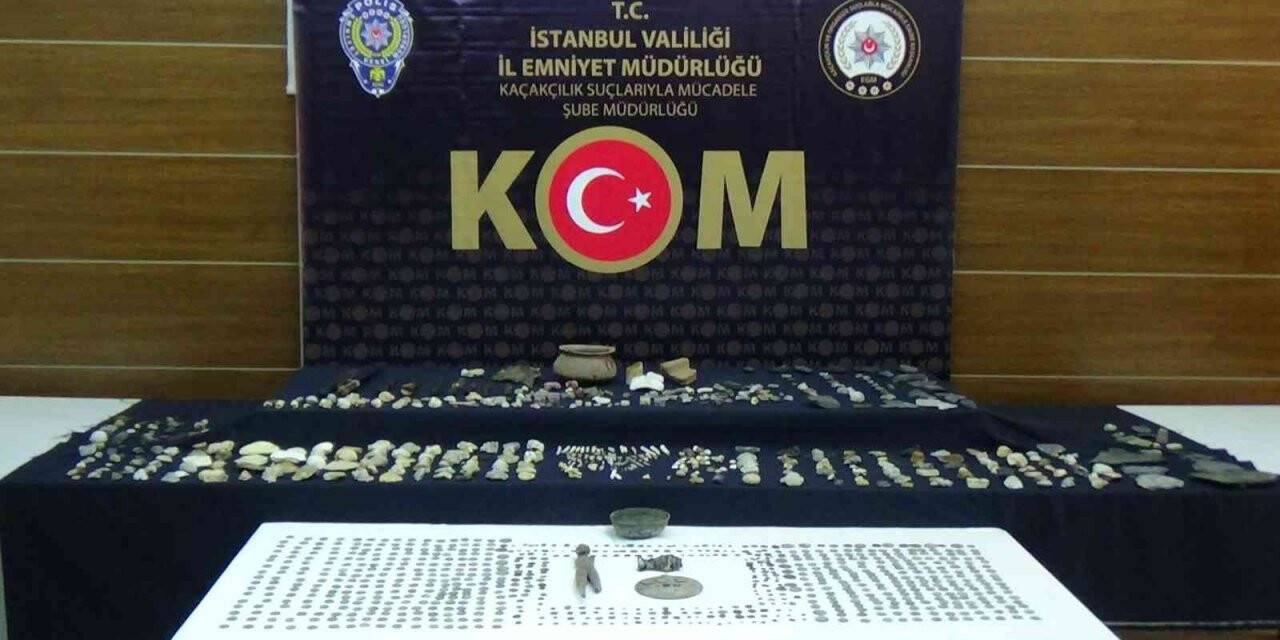 774’ü sikke olmak üzere bin 730 parça tarihi eser ele geçirildi