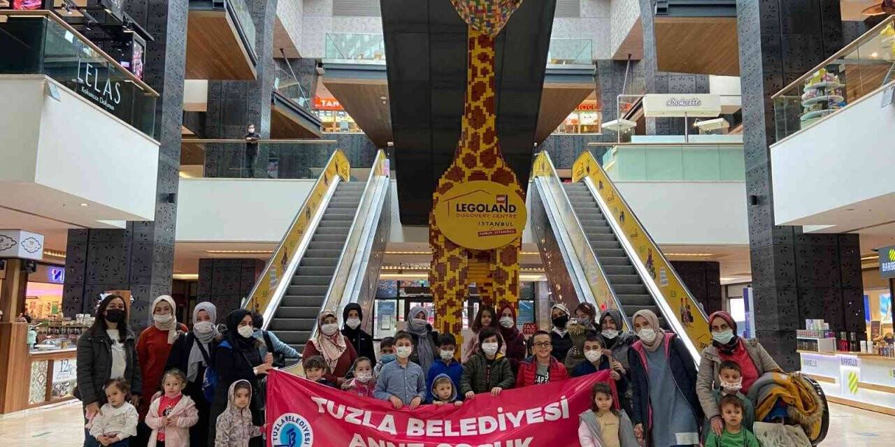 Tuzla’da AÇEM’Lİ çocuklar ara tatilde doyasıya eğlendi