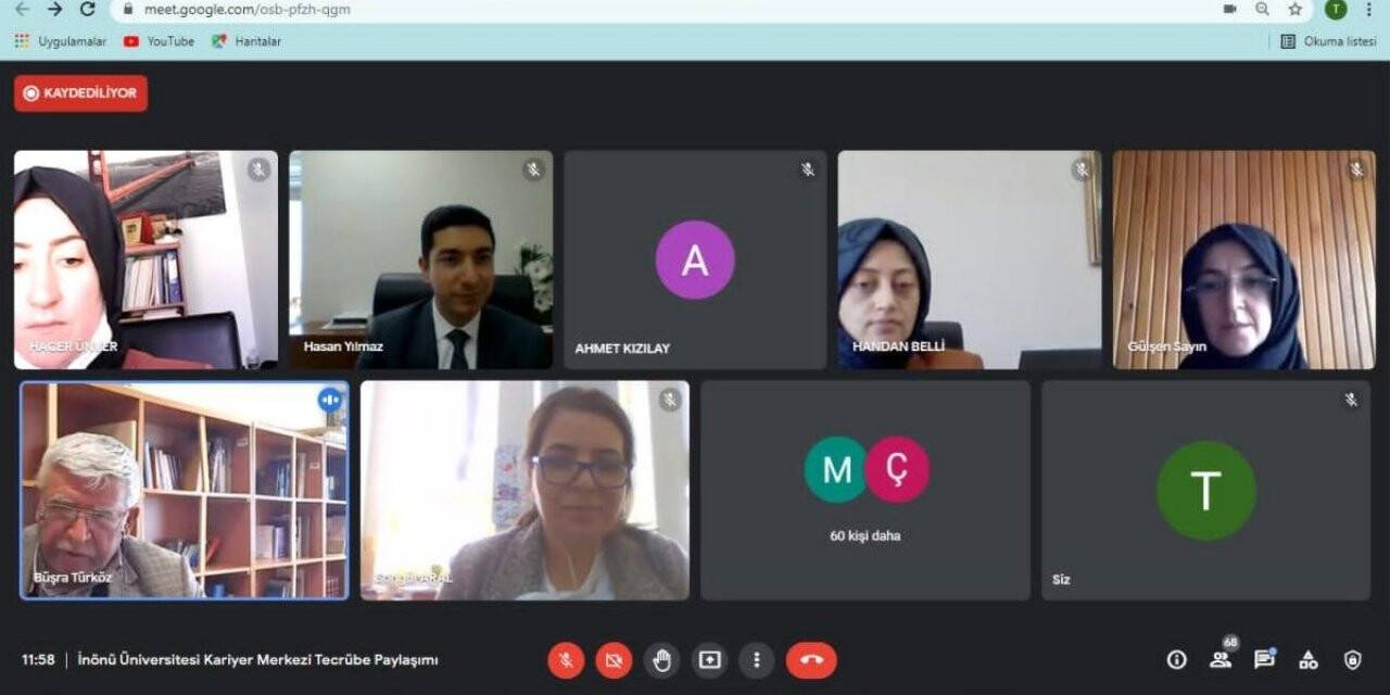 İnönü Üniversitesinde “Tecrübenin Paylaşımı” isimli çevrim içi seminer