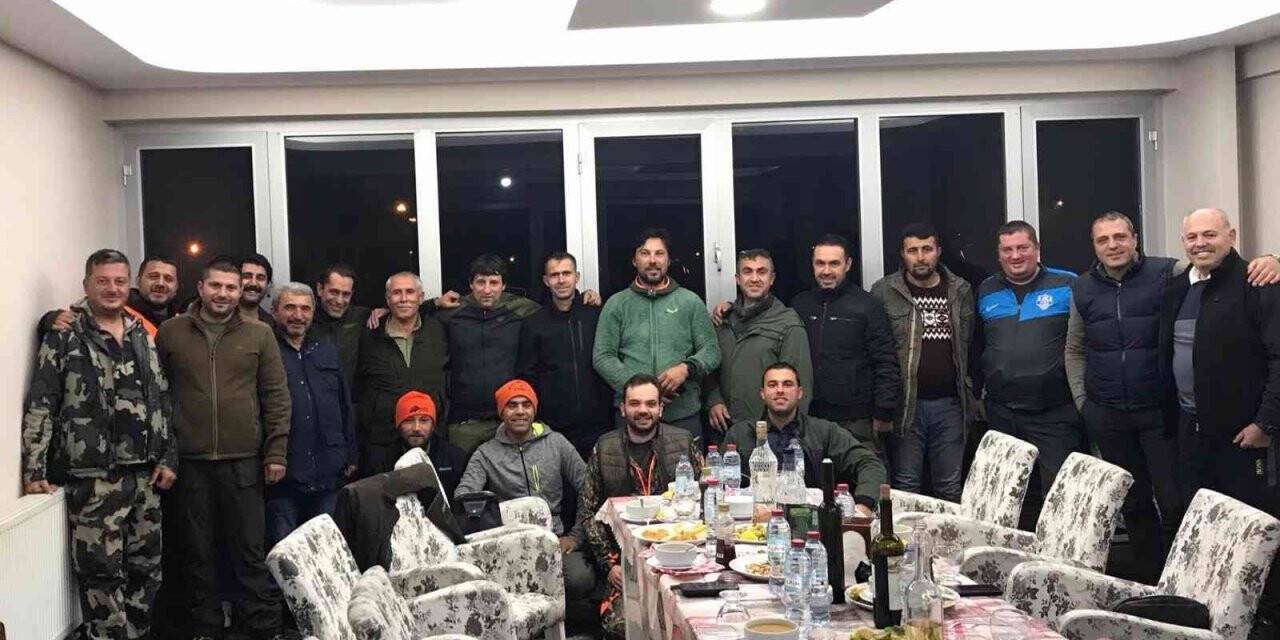 Bulgar avcılar Pınarbaşı’nda 70 domuz avladı