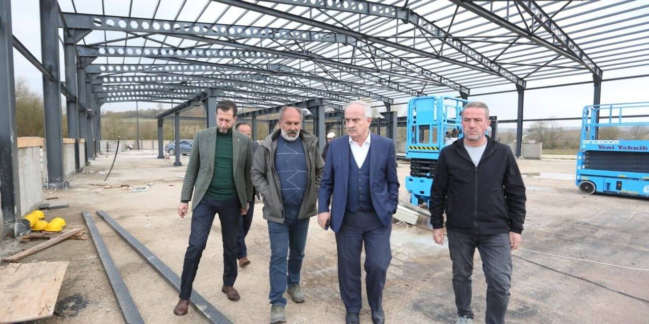 Başkan Aygün, projeleri yerinde inceledi