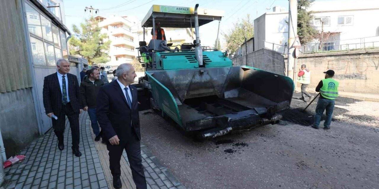 Gebze’de yol çalışmaları sürüyor