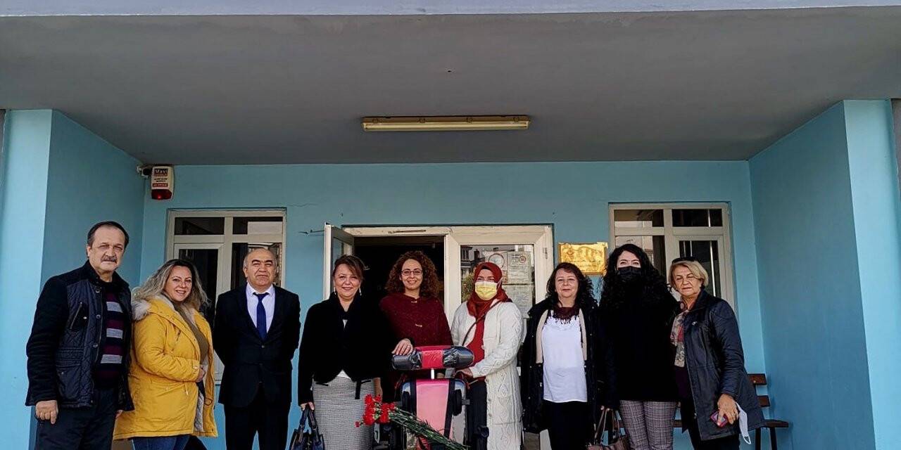 Edremitliler Dayanışma ve Kültür Derneği’nden engelli öğrenciye destek