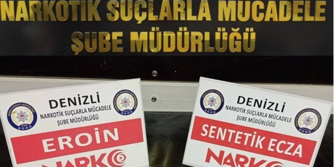 Denizli’de 7 zehir taciri tutuklandı