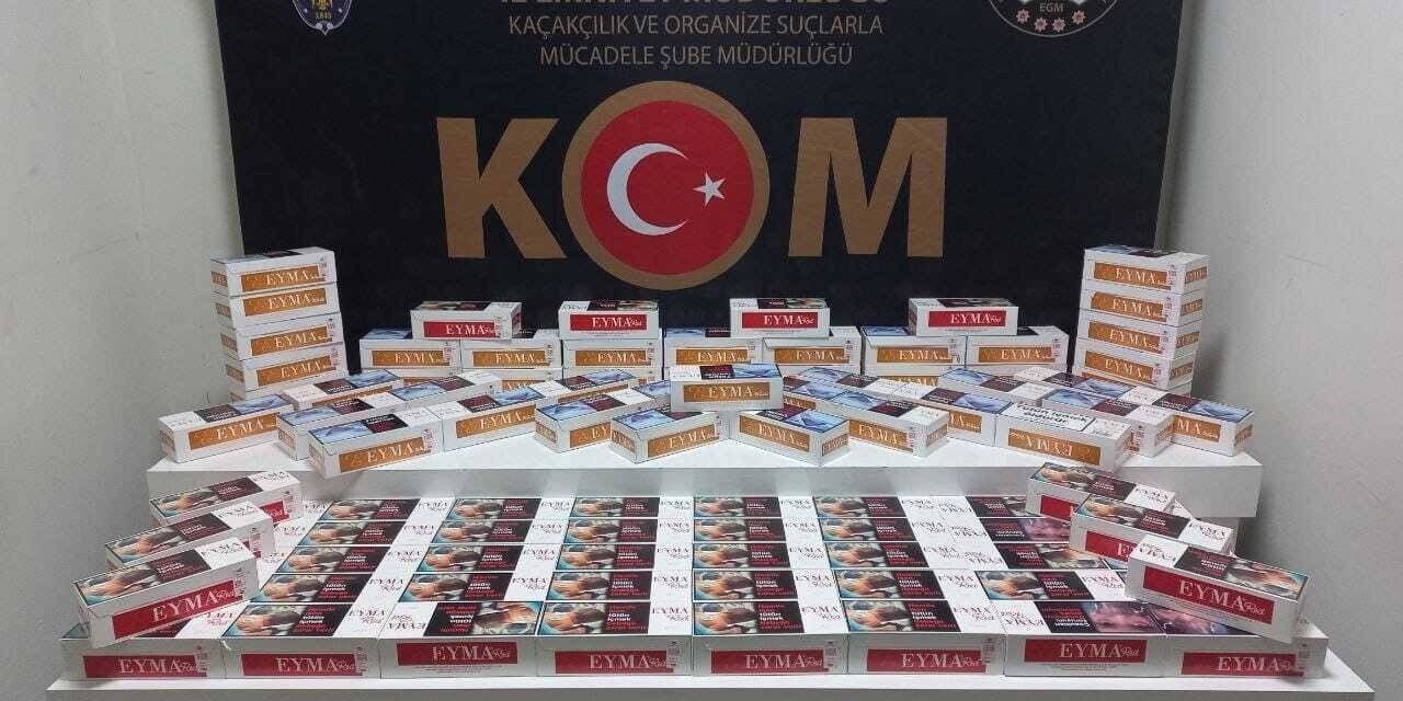 Denizli’de tütün kaçakçılarına operasyon: 2 gözaltı