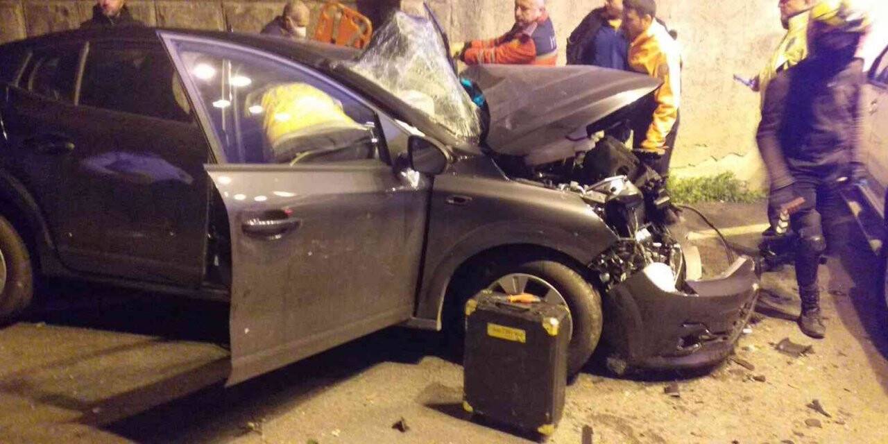 Zonguldak’ta trafik kazası: 1 yaralı