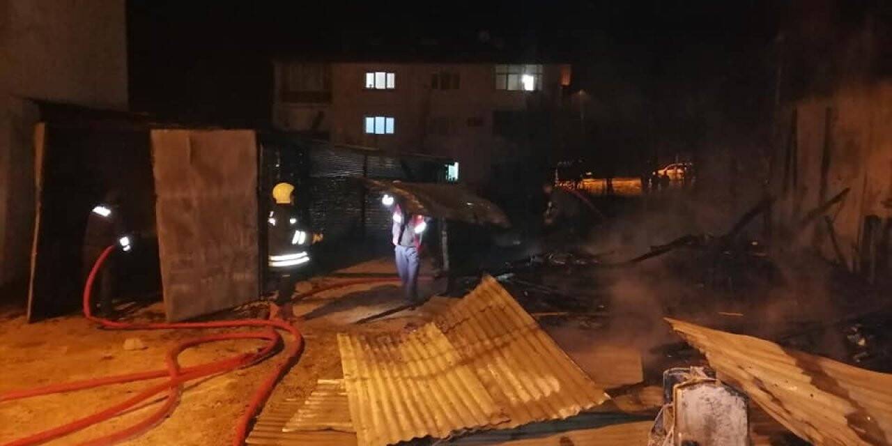 Garajda çıkan yangın büyümeden kontrol altına alındı