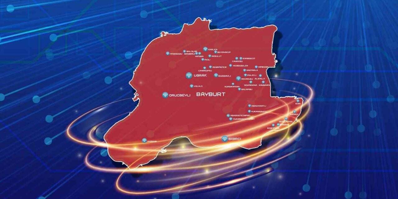 Bayburt’ta 37 köye fiber altyapı götürüldü
