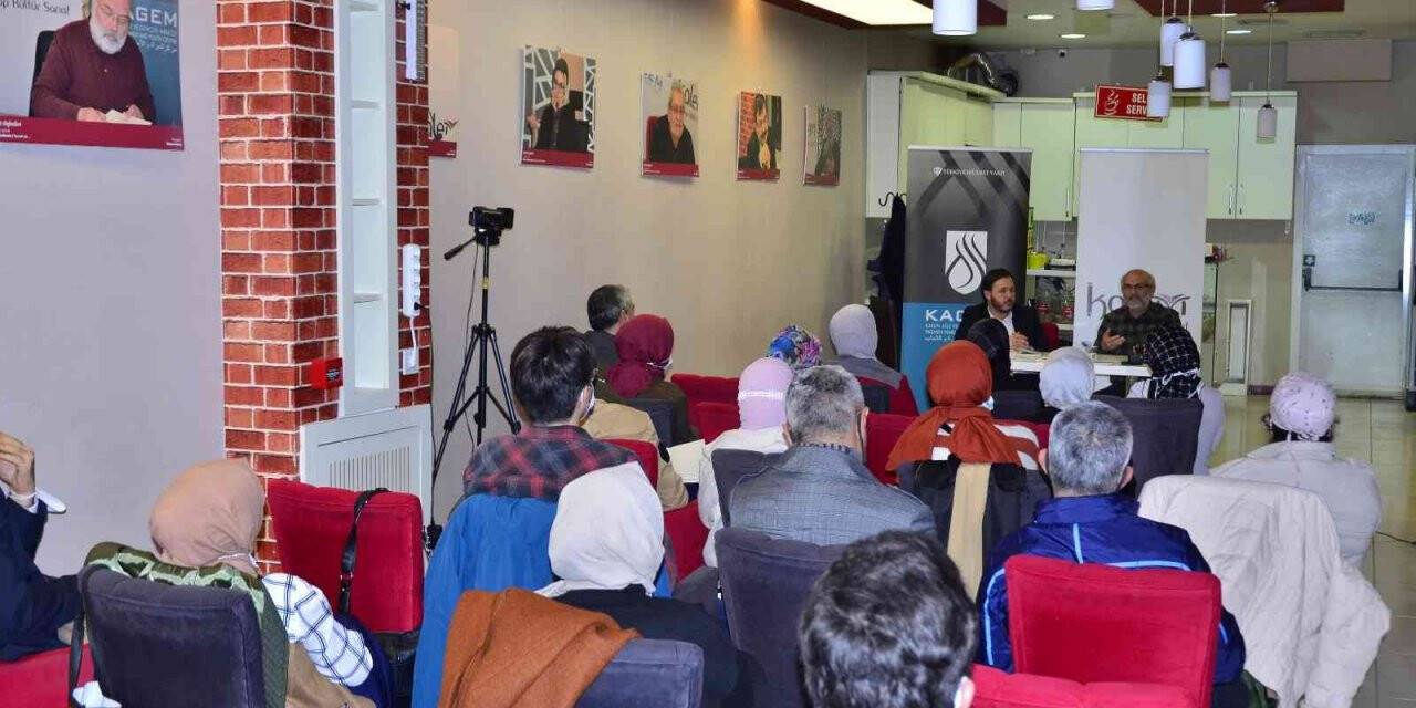 KALEM söyleşilerinin ilk konuğu yazar Dursun Çiçek oldu
