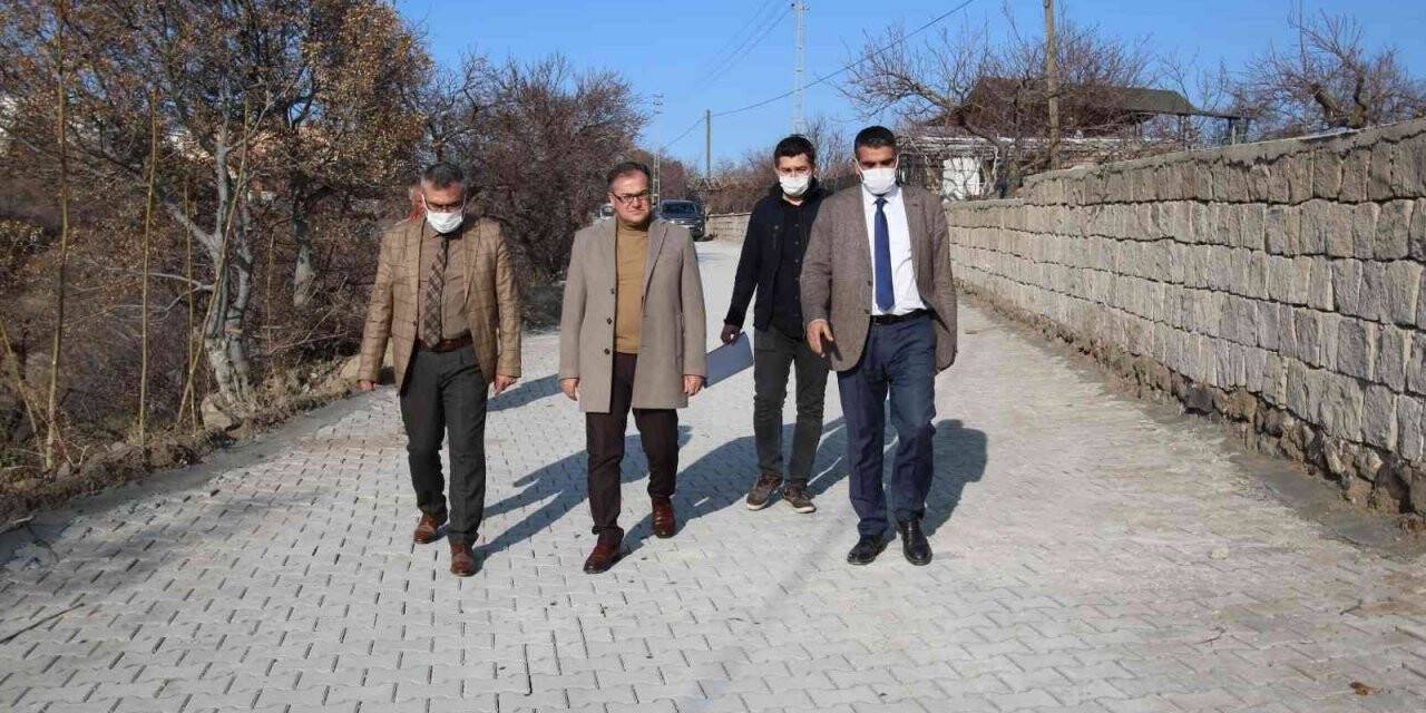 Hasandede Caddesi’nde ve Çağlayan Bölgesi’nde kilitli parke çalışması