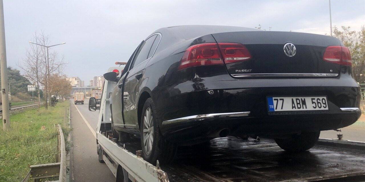 Bursa’da kaza yapan araçta uyuşturucu bulundu