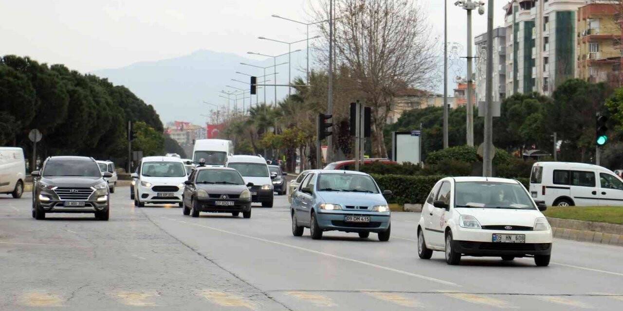 Aydın’da bin 447 yeni araç trafiğe çıktı