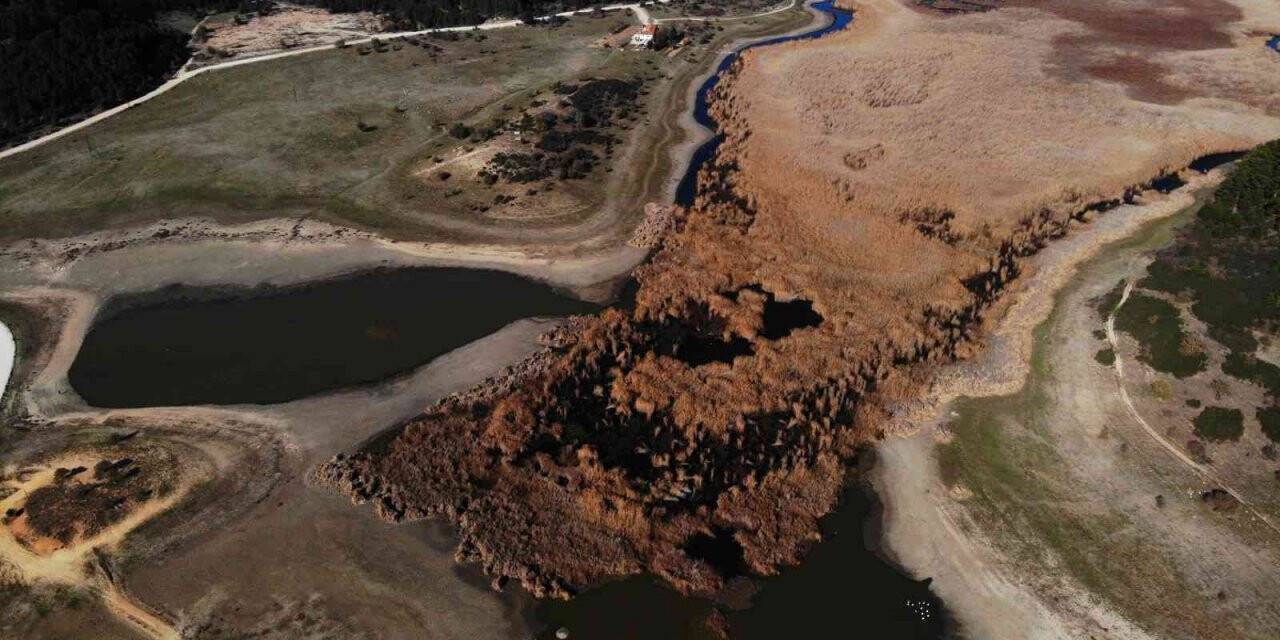 Kuş cenneti Yayla Gölü kuruma noktasına geldi