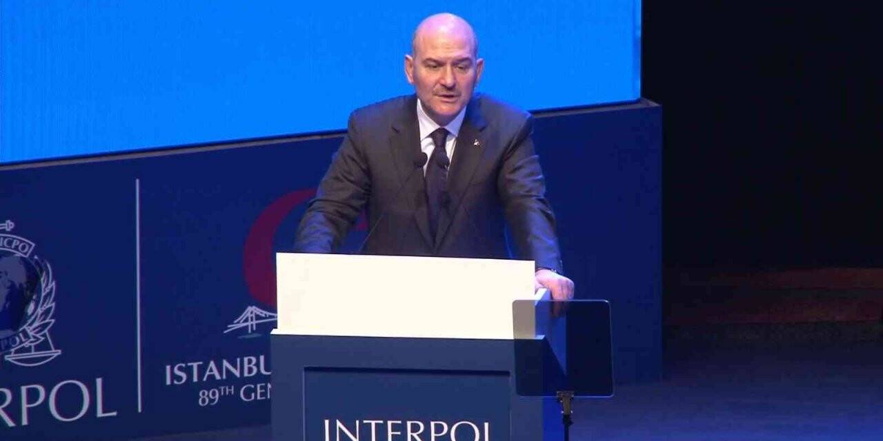 Bakan Soylu: "İnterpol’den beklentimiz, sadece dosya ve parmak izi paylaşan, bülten çıkaran bir kurum olması değildir"