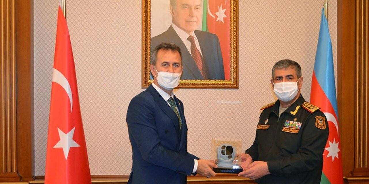 Azerbaycan Savunma Bakanı Hasanov, ASELSAN Yönetim Kurulu Başkanı Görgün’le görüştü