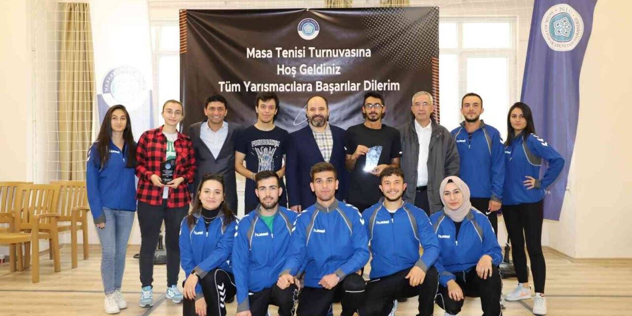 NEÜ Masa Tenisi Turnuvası sonuçlandı
