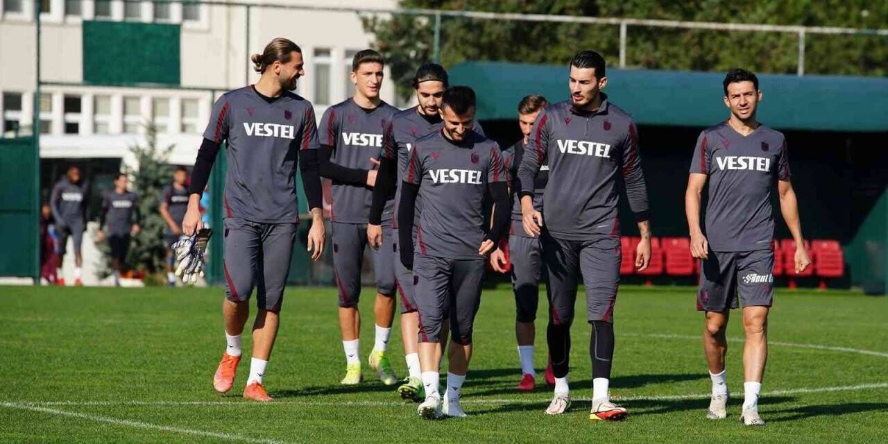 Trabzonspor, Fatih Karagümrük maçı hazırlıklarına başladı