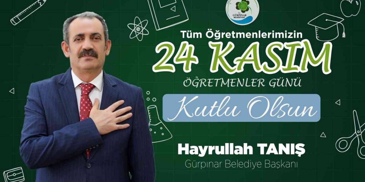 Başkan Tanış’tan öğretmenler günü mesajı