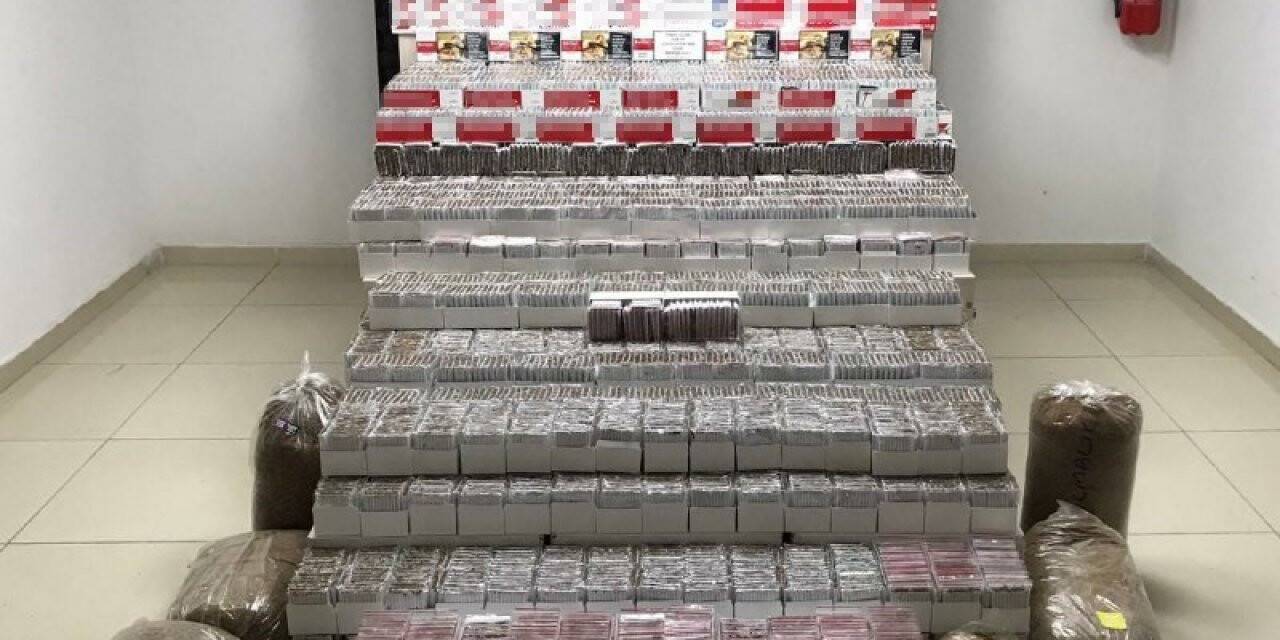 Çorum polisinden kaçak makaron operasyonu