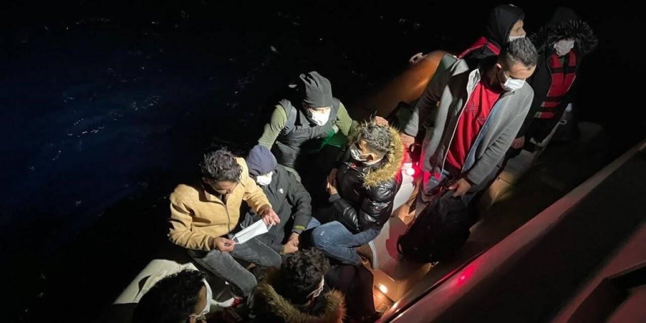 Bodrum’da üç olayda 59 düzensiz göçmen kurtarıldı