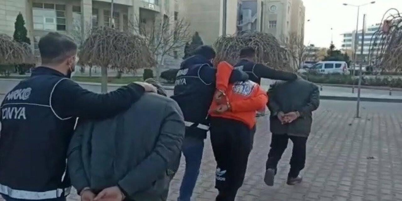 Konya’da uyuşturucu operasyonu: 4 tutuklama