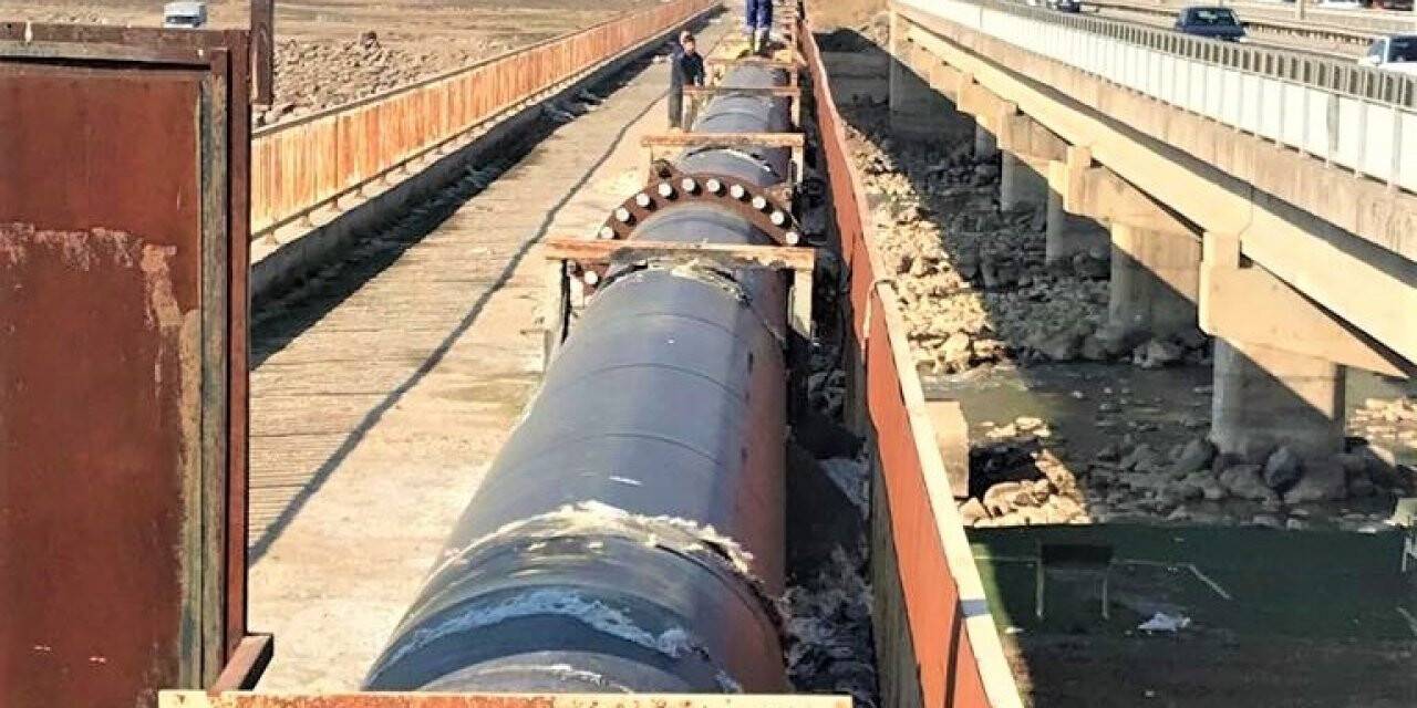 DİSKİ 49 mahalleye su sağlayan çelik borularda bakım-onarım çalışması yaptı