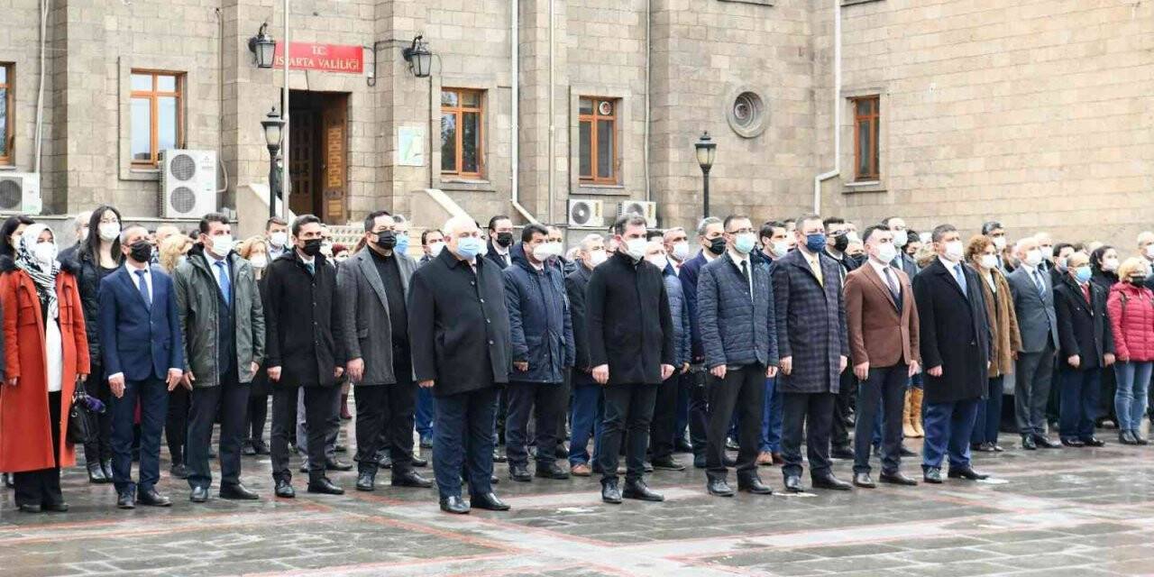 Isparta’da 24 Kasım Öğretmenler Günü töreni