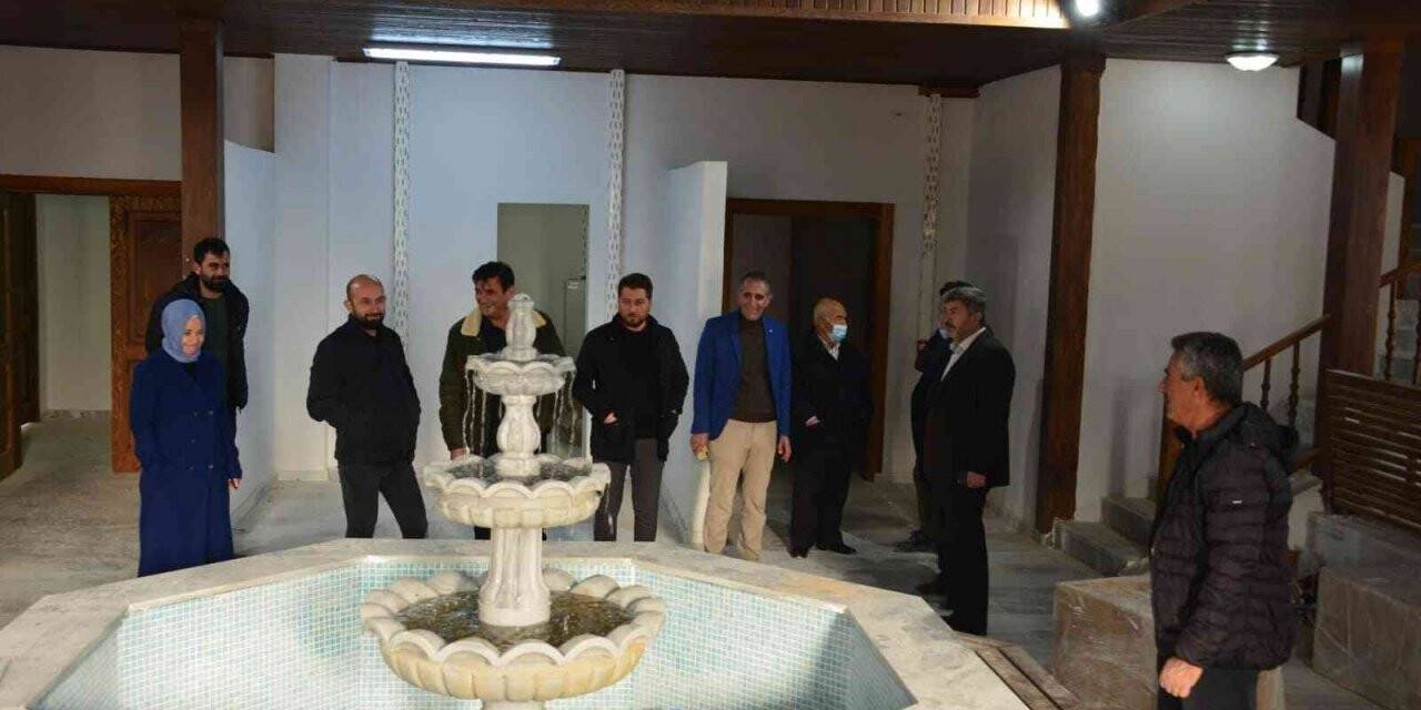 Gediz Ilıca Termal Tatil Köyü inşaatında inceleme