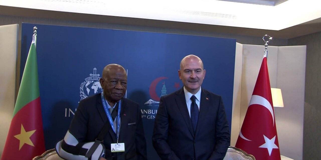 İçişleri Bakanı Soylu, Kamerun Ulusal Güvenlikten Sorumlu Yüksek Temsilcisi ile görüştü