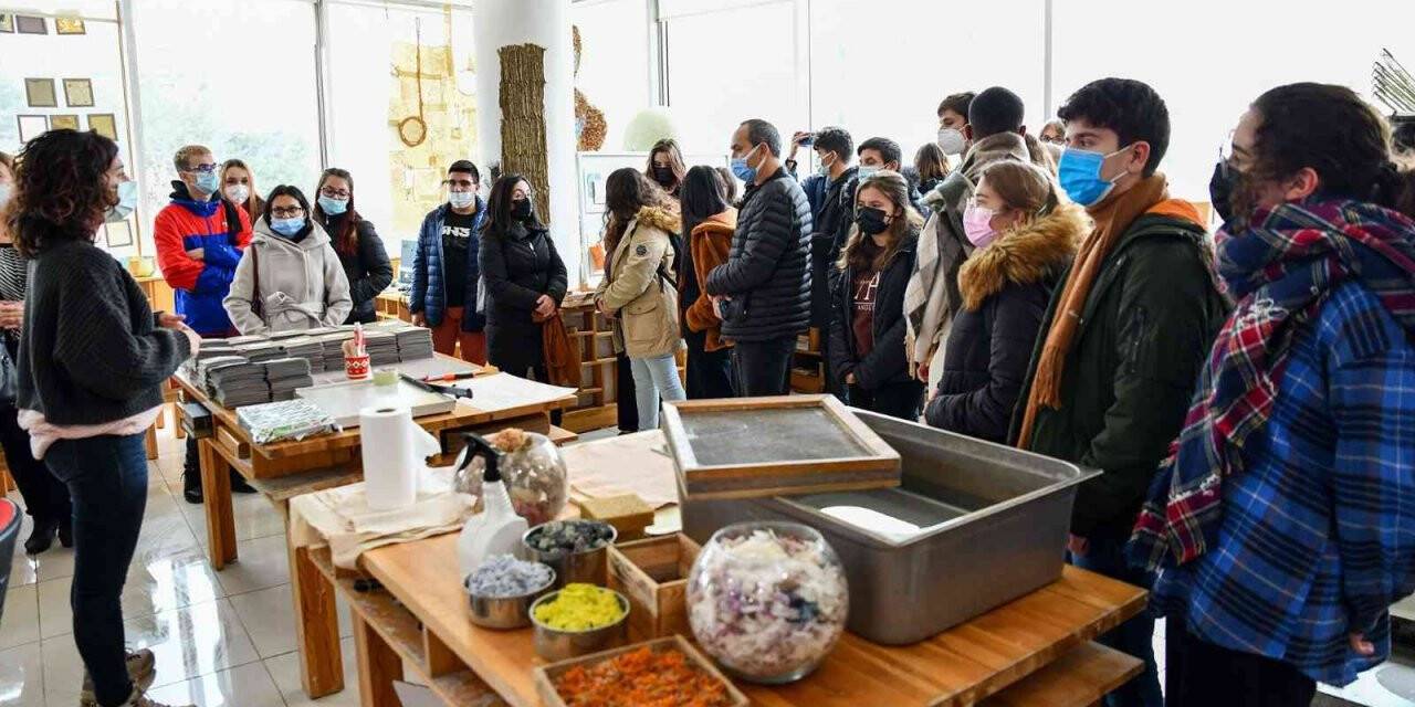 Erasmus öğrencileri Tepebaşı Belediyesi’ni ziyaret etti